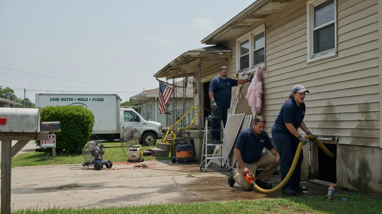 Water Damage Repair in New Boston, IL near me